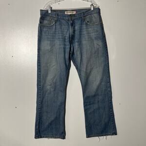 Levi’s 527 Low Bootcut 5‎ Pocket Washed Blue Denim Jeans Men’s Size 36X30